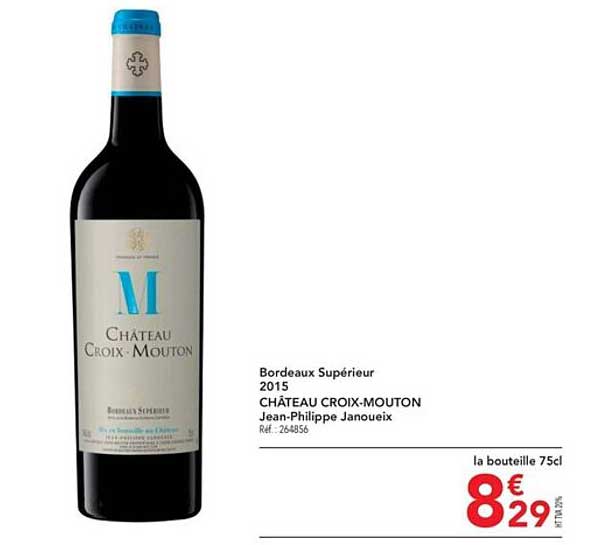 Bordeaux Supérieur 2015 Château Croix-mouton Jean-Philippe Janoueix