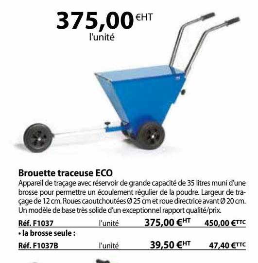 brouette traceuse eco