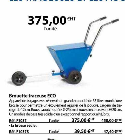 brouette traceuse eco
