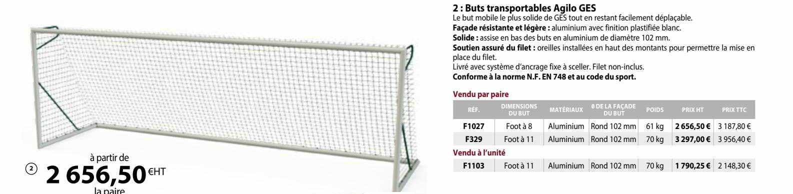 buts transportables agilo ges