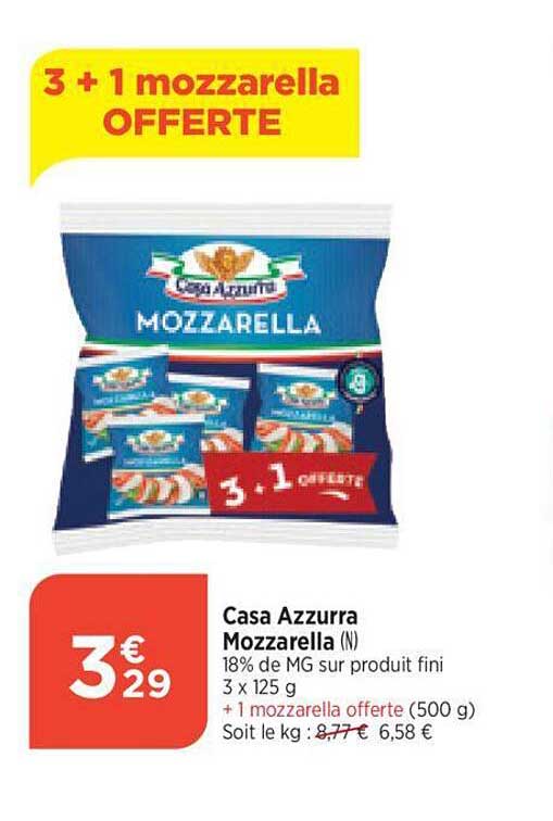 casa azzurra mozzarella