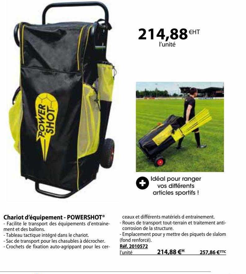 chariot d'équipement - powershot
