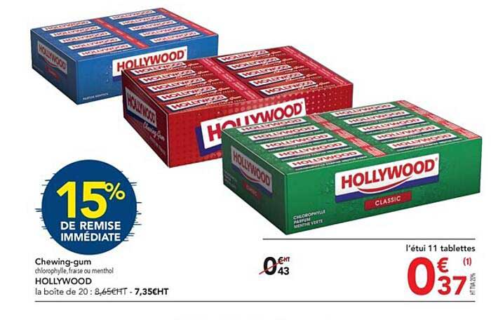 chewing-gum hollywood