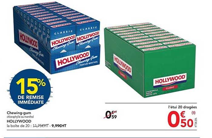 chewing-gum hollywood