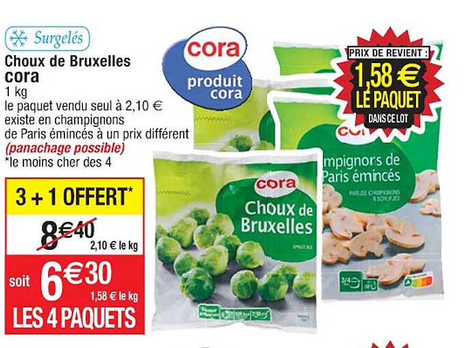 choux de bruxelles cora