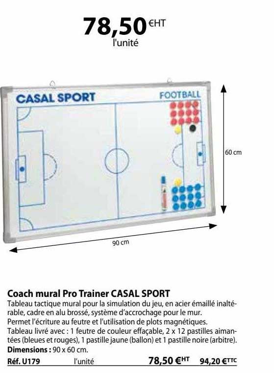 coach mural pro trainer casal sport
