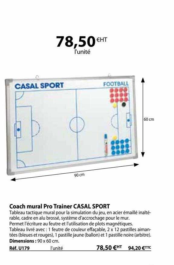 coach mural pro trainer casal sport