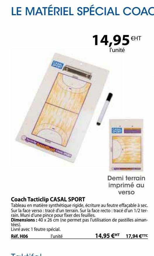coach tacticlip casal sport