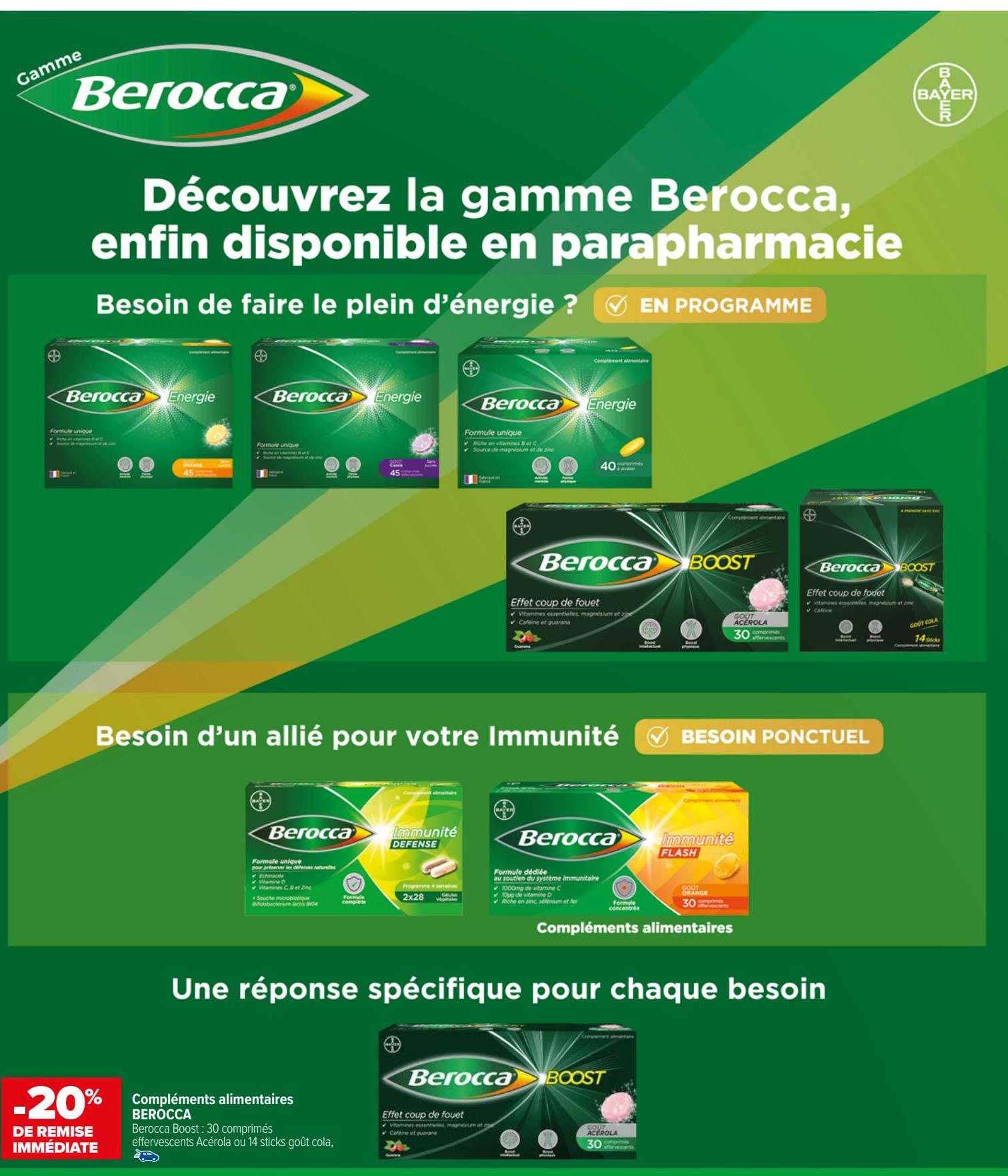 compléments alimentaires berocca