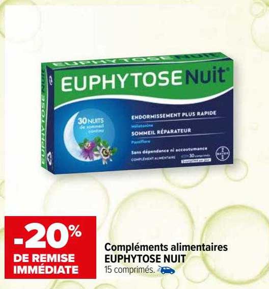 Compléments Alimentaires Eupytose Nuit