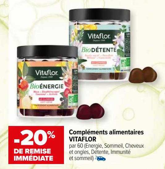 compléments alimentaires vitaflor