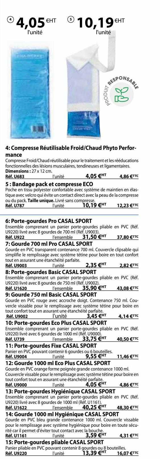 compresse réutilisable froid/chaud phyto performance