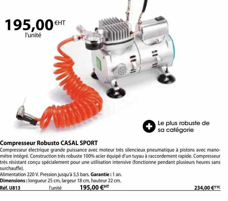 compresseur robusto casal sport