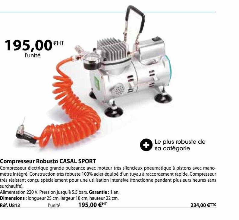 compresseur robusto casal sport