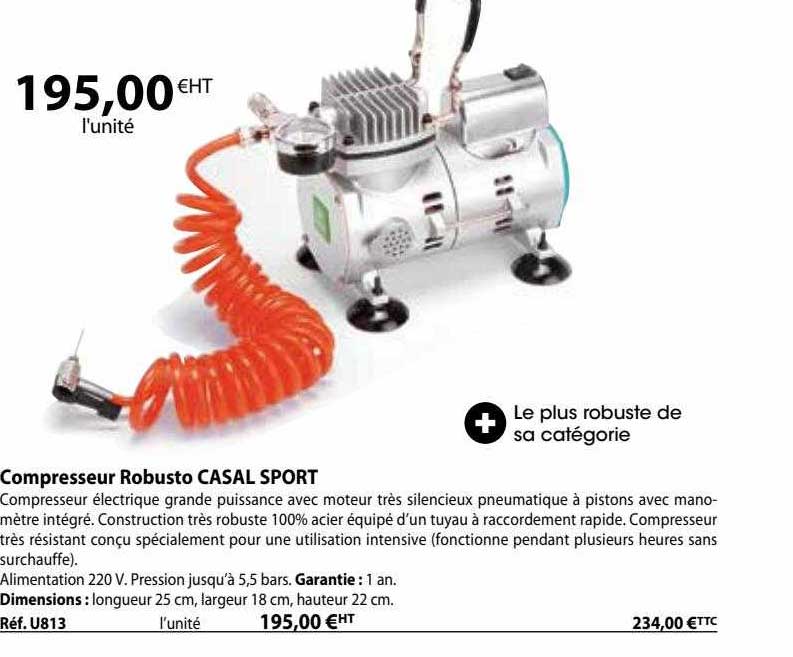 compresseur robusto casal sport