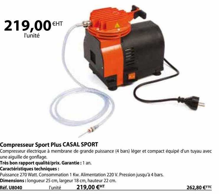 compresseur sport plus casal sport