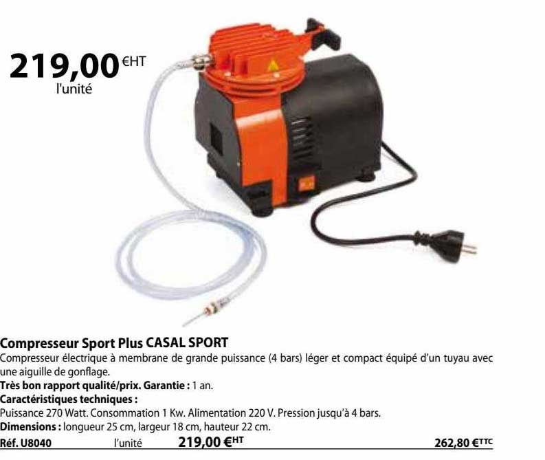 compresseur sport plus casal sport