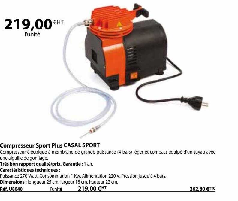 compresseur sport plus casal sport