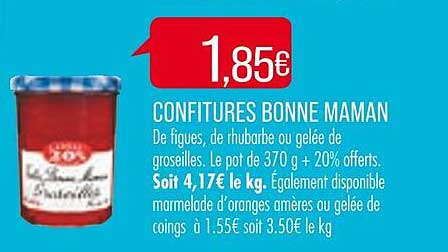 confitures bonne maman