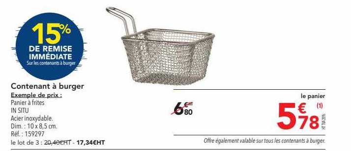 Contenant à Burger