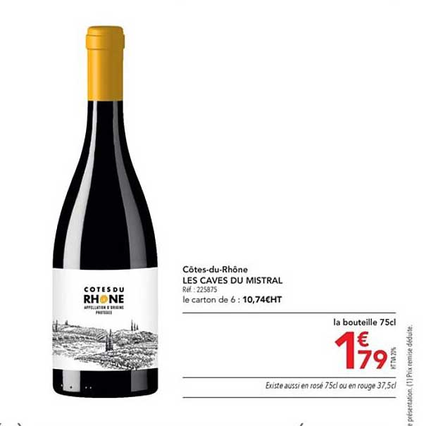 côtes-du-Rhône les caves du mistral