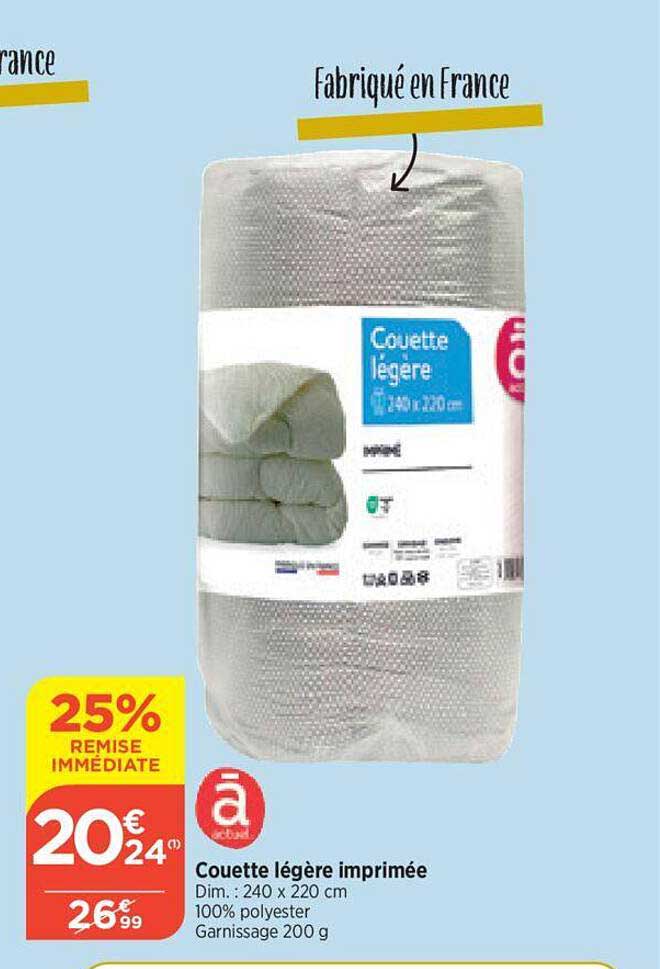 Couette Légère Imprimpée