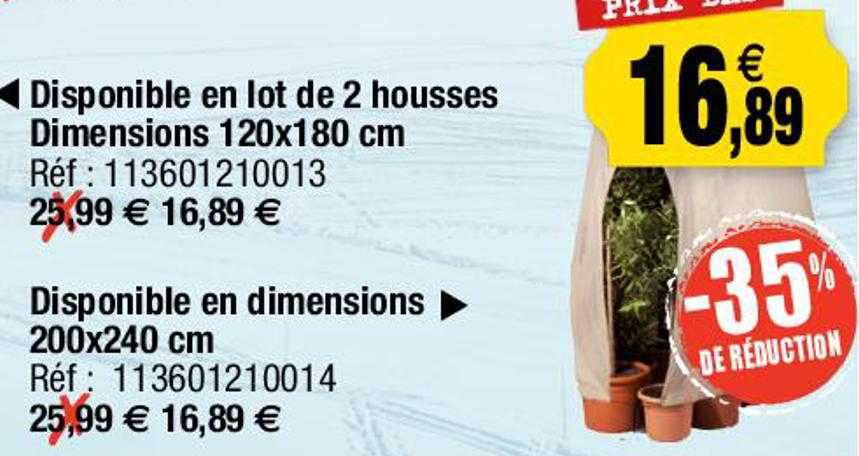 disponible en lot de 2 housses dimensions 120 x 180 cm | disponible en dimensions 200 x 240 cm