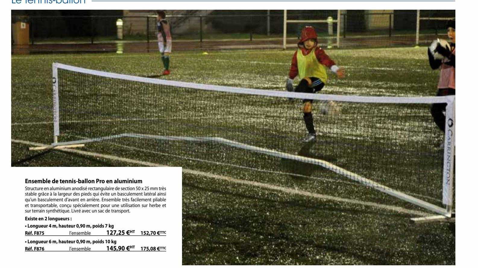 Ensemble De Tennis-ballon Pro En Aluminium