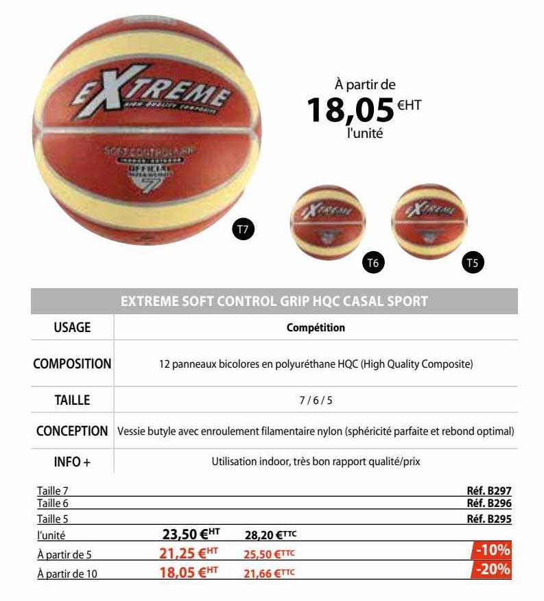 extreme soft control grip hqc casal sport