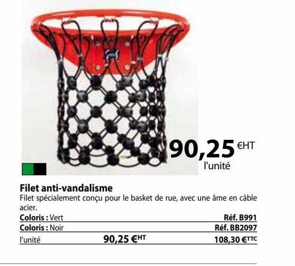 Filet Anti-vandalisme