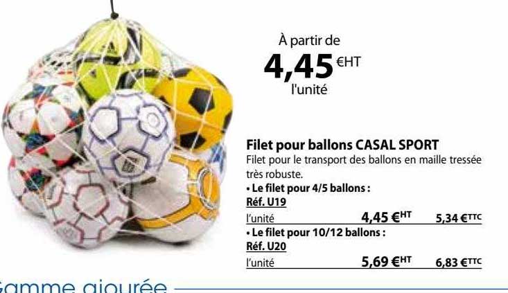 filet pour ballons casal sport