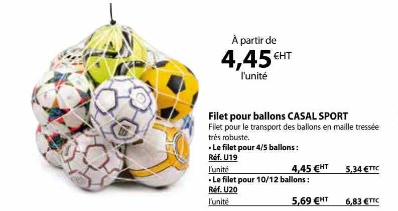 filet pour ballons casal sport