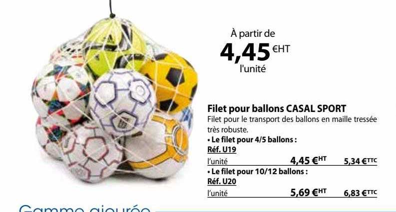 filet pour ballons casal sport