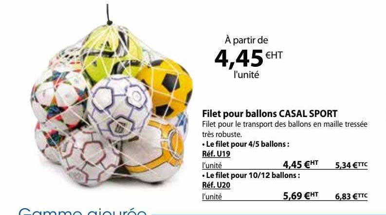 filet pour ballons casal sport