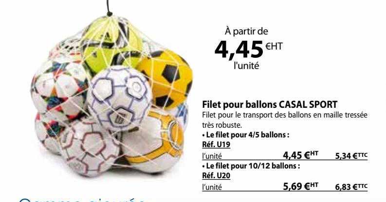 filet pour ballons casal sport