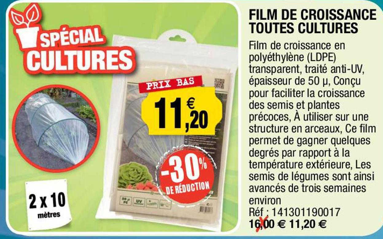 film de croissance toutes cultures