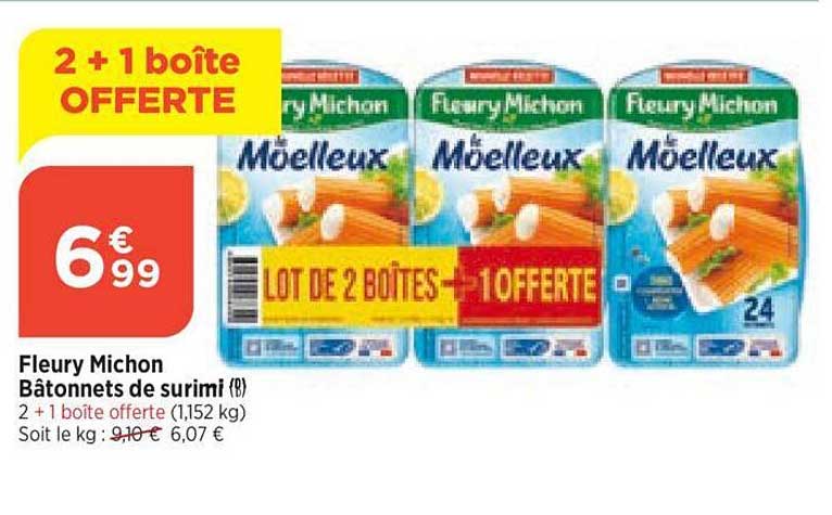 Fleury Michon Bâtonnets De Surimi