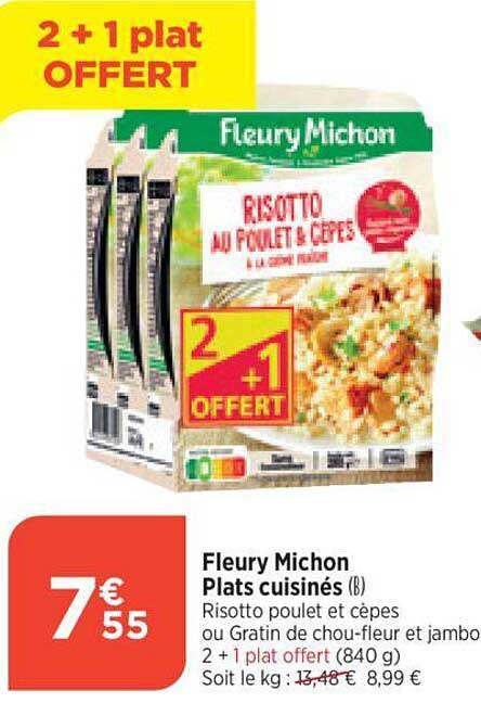 fleury michon plats cuisinés