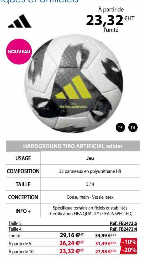 hardground tiro artificial adidas