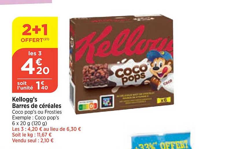 Kellogg's Barres De Céréales