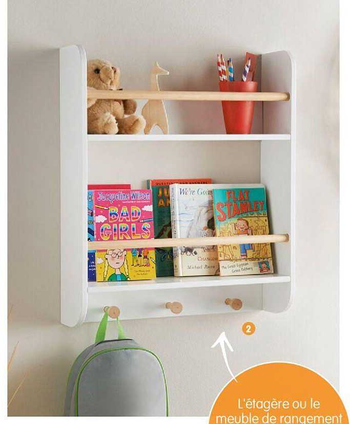 l'étagère ou le meuble de rangement