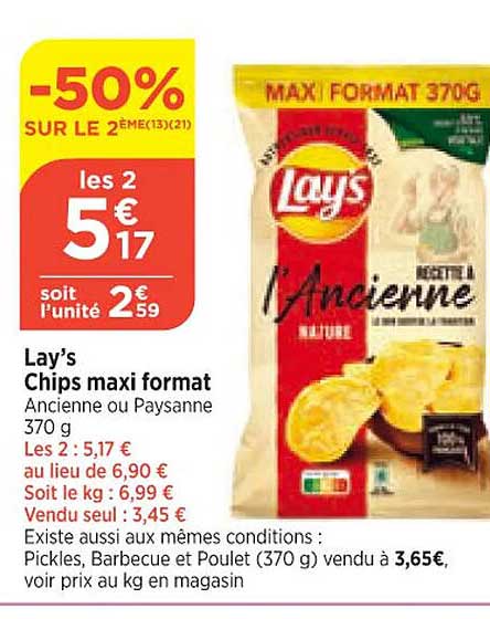Lay's Chips Maxi Format