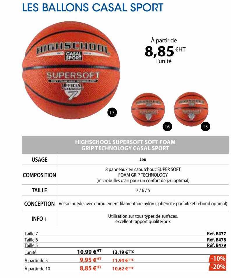 les ballons casal sport