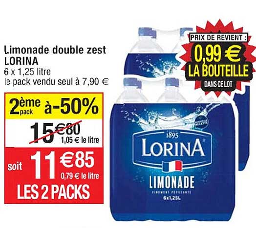 limonade double zest lorina