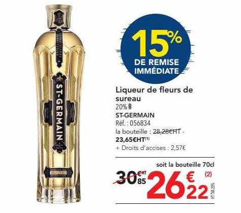liqueur de fleurs de sureau st-germain