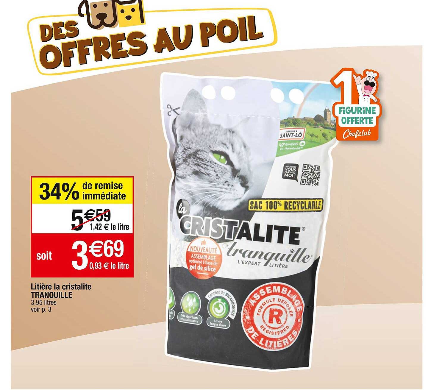 Litière La Cristalite Tranquille