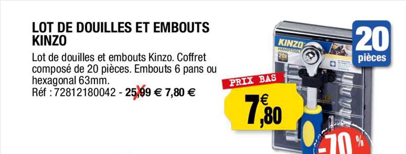 Lot De Douilles Et Embouts Kinzo