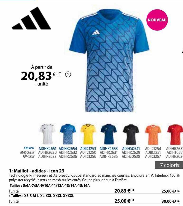 maillot - adidas - icon 23