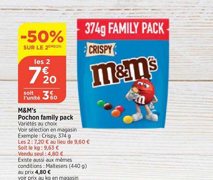 M&m's Pochon Family Pack