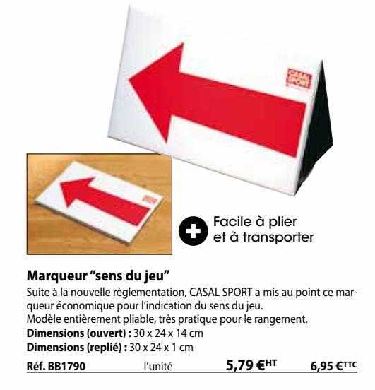 marqueur "sens du jeu"